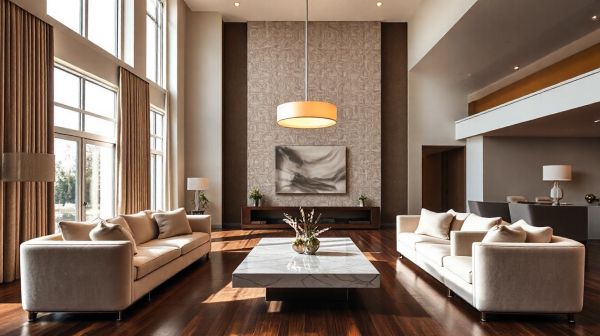 Les tendances des luminaires suspendus pour un salon chic