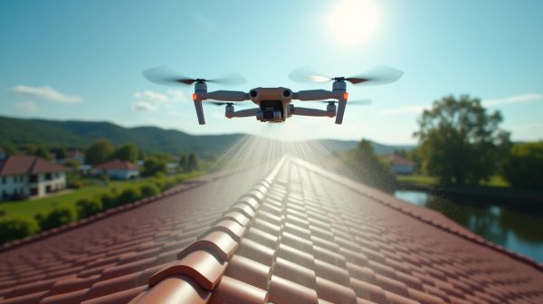 Nettoyage de toiture par drone : une solution rapide et éco-responsable