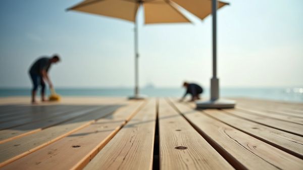 Optimiser le nettoyage terrasse bois à Capbreton pour un entretien durable