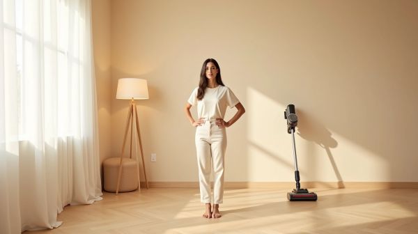 Pas de poussière, pas de tracas : choisissez Hetty Quick pour un nettoyage sans fil efficace