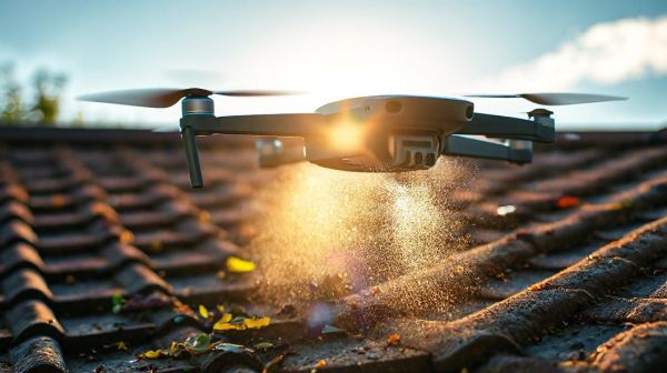 Top 5 avantages du nettoyage de toiture par drone écoresponsable