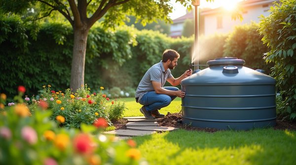 Aménager votre jardin avec un récupérateur d'eau de pluie : guide pratique et conseils